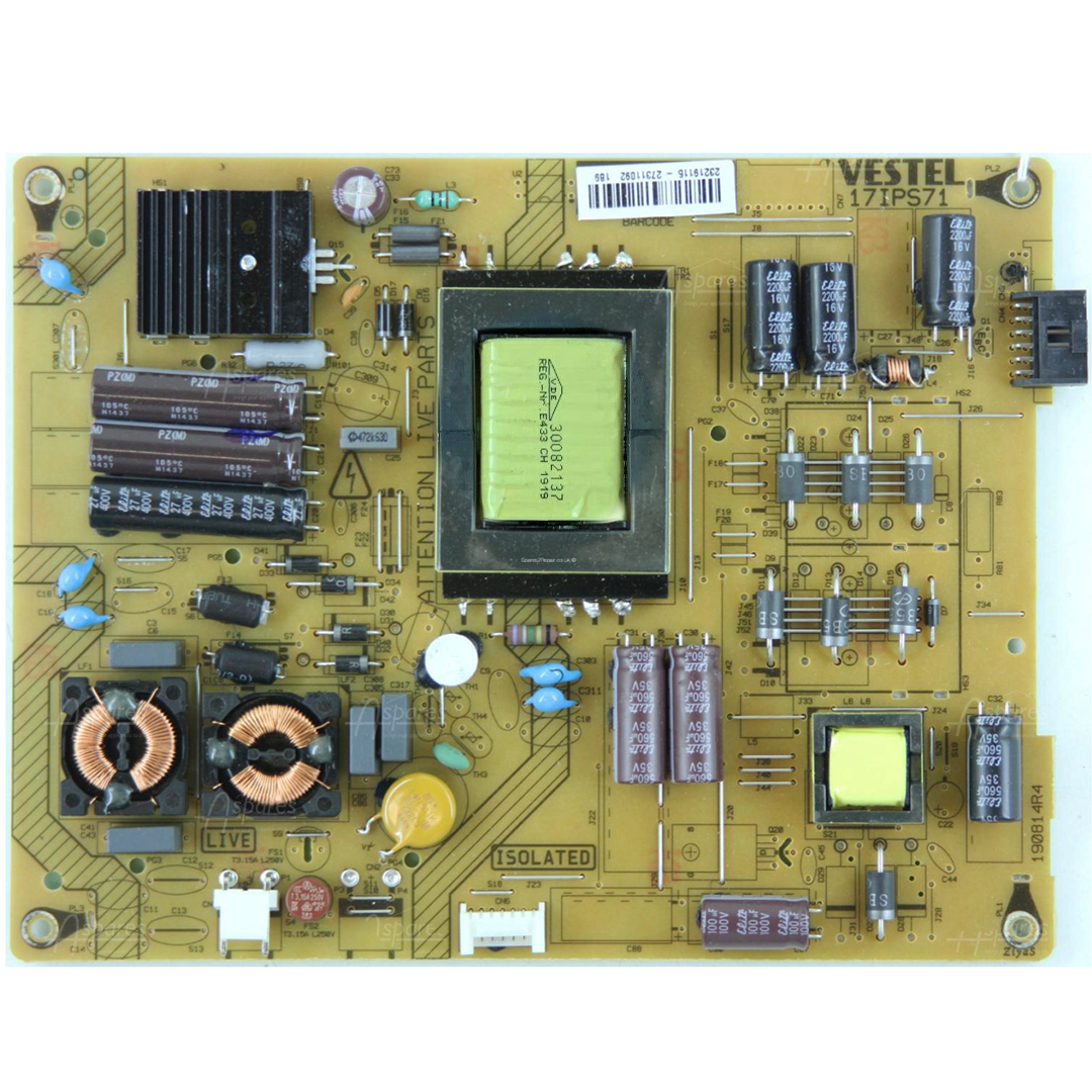 Vestel Power Supply Board 17IPS71 23219115 Aspares
