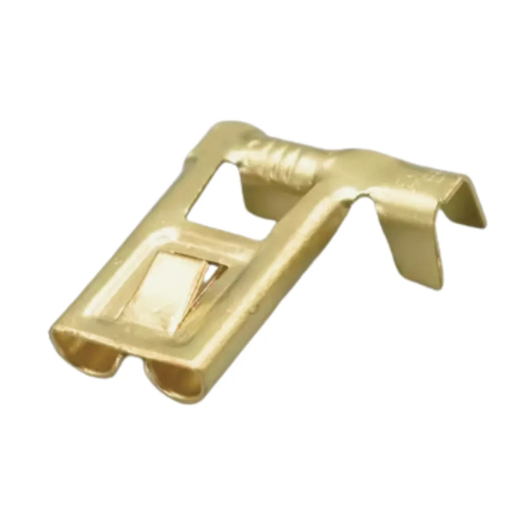 10x Uninsulated Female Spade Connector, Flag Terminal 6.35mm