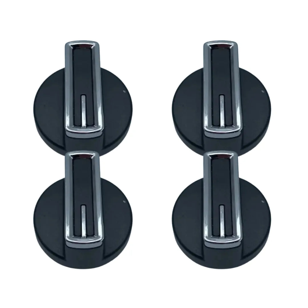 Black Cooker & Oven Control Knobs Compatible with Most Hobs & Ovens