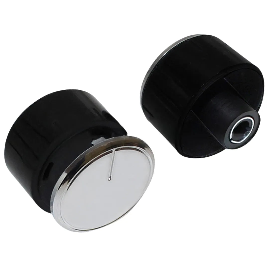 Universal Short Type Oven Control Knobs – Black | Compatible with Most Cookers and Ovens |