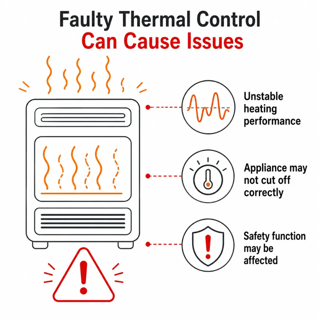 Universal 85°C Contact Thermostat – Thermal Temperature Control Switch