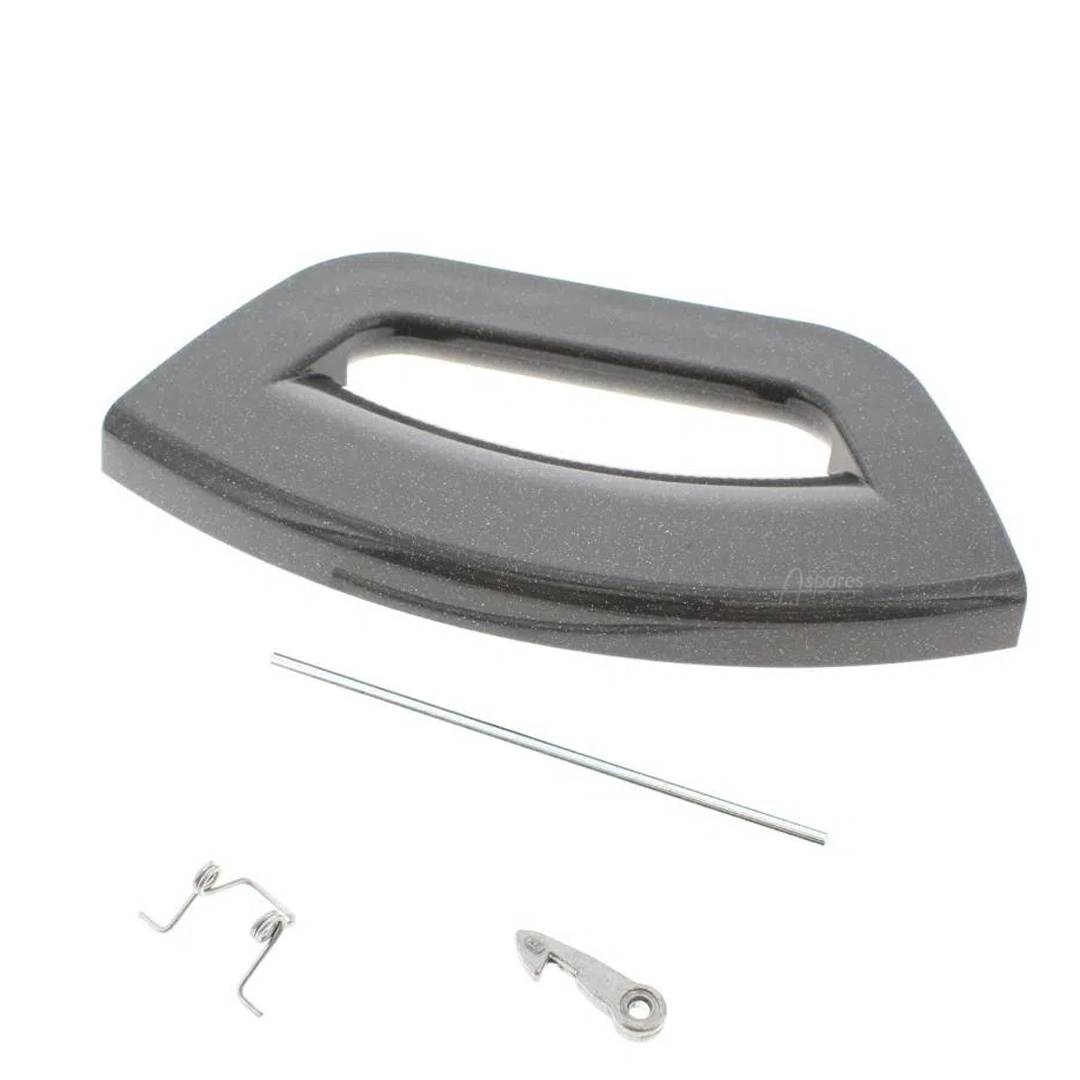 Indesit Washing Machine Door Handle Kit Graphite Replacement C00290988