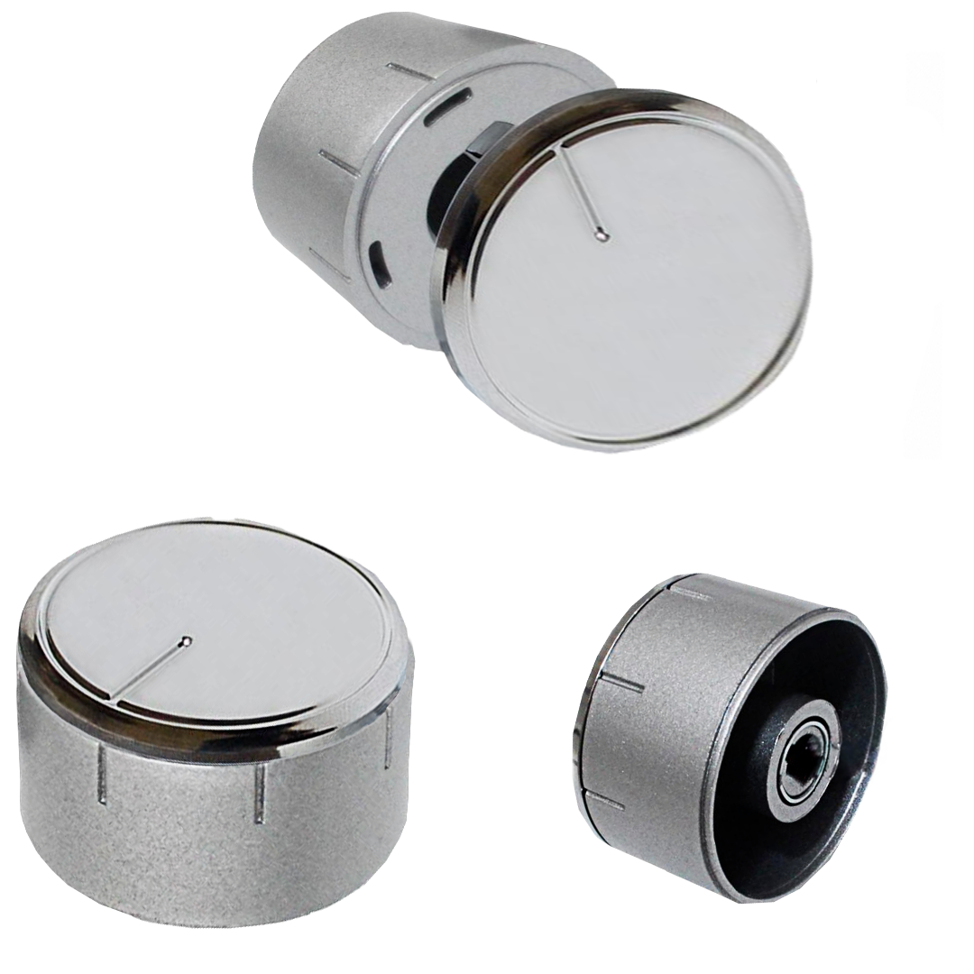 4x Logik Cooker Oven Hob Control Knobs Adjustable Position FR15-0159