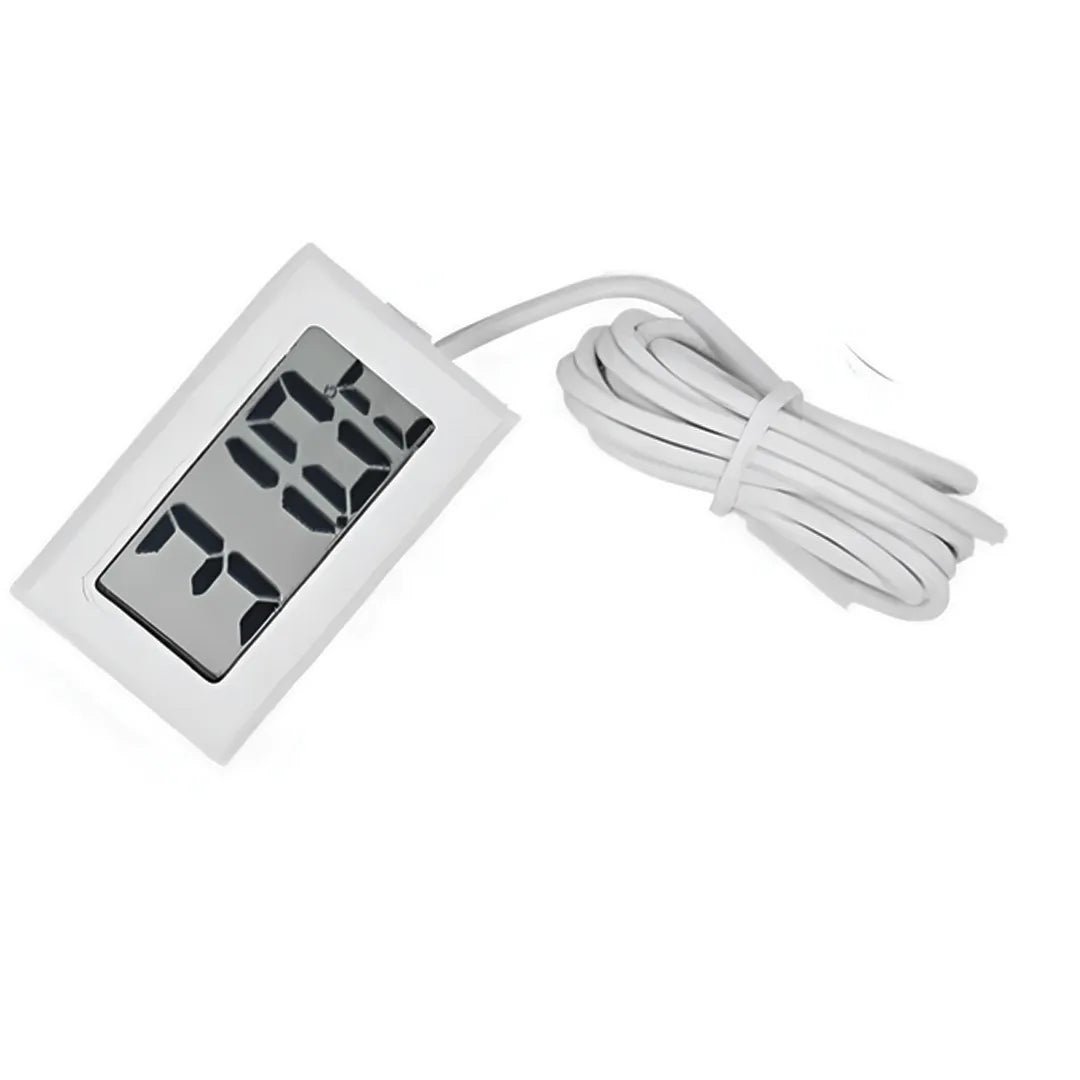 Universal LCD Digital Fridge Thermometer Probe Aquarium Freezer Temperature Batteries