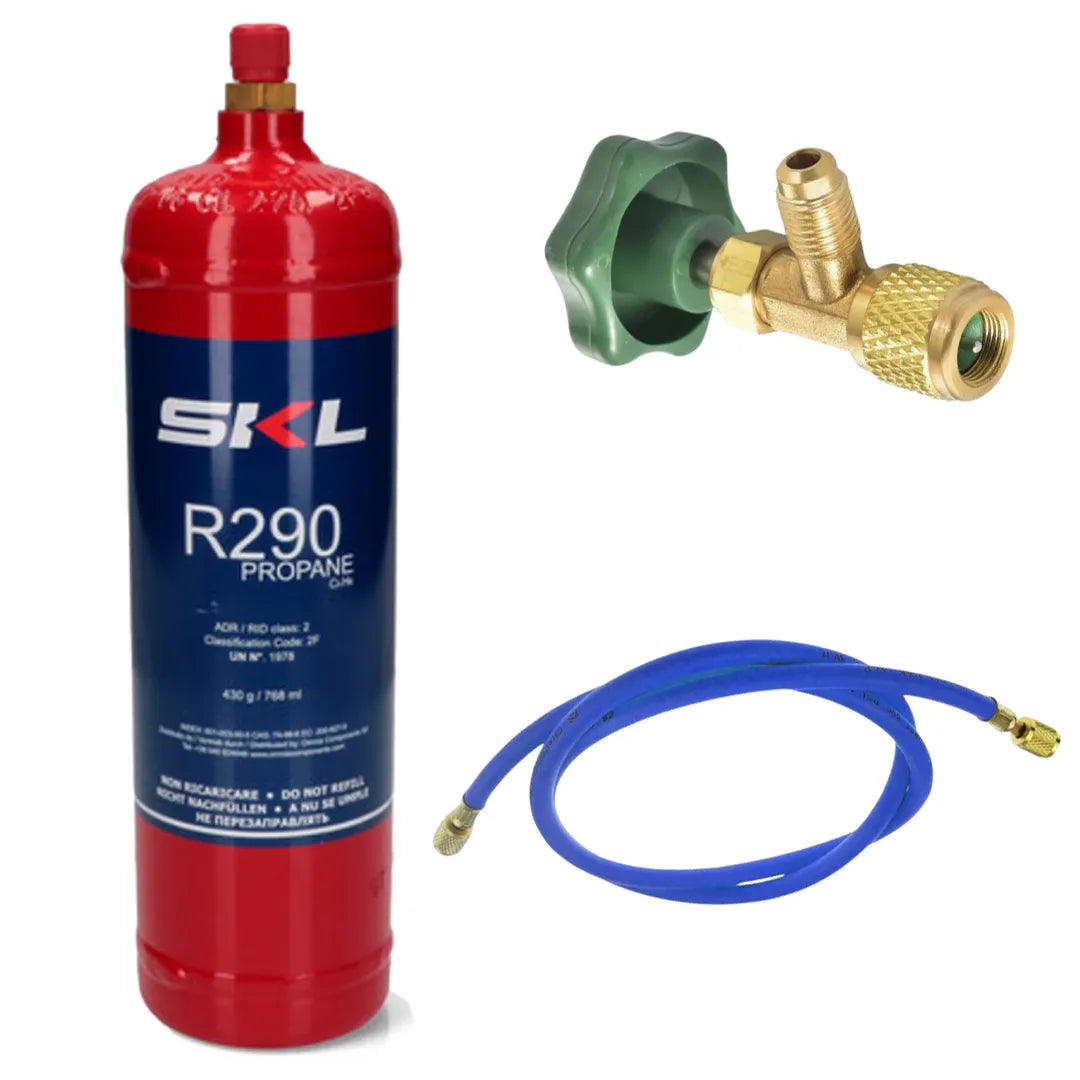 Universal R290 Red Refrigerant Gas For Refiling Fridges Service Kit