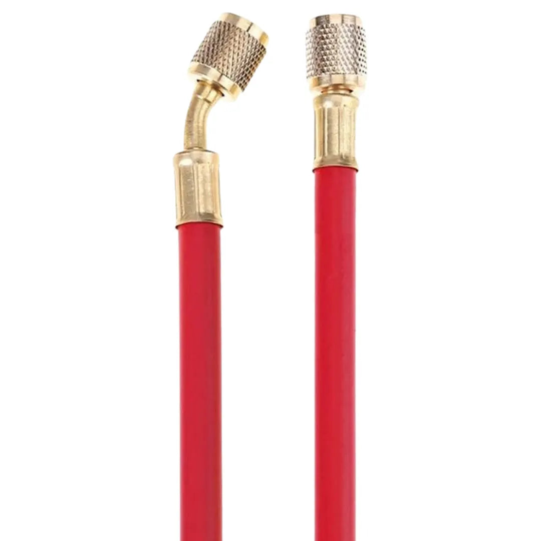 Air Conditioning Charging Hose For R134 Refrigerant - 90 Cm - Red