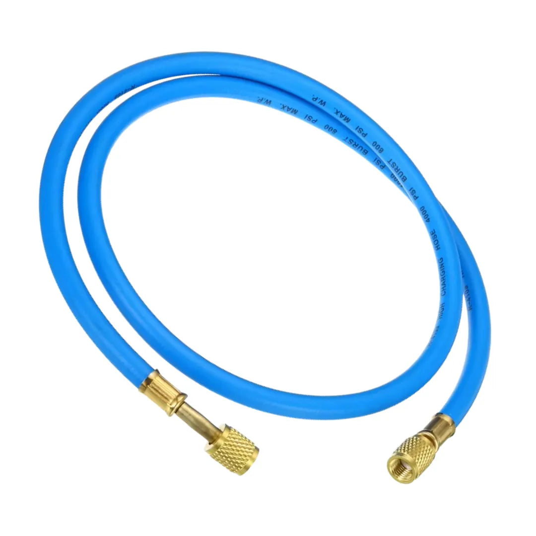 Air Conditioning Charging Hose For R134 Refrigerant - 90 Cm - Blue