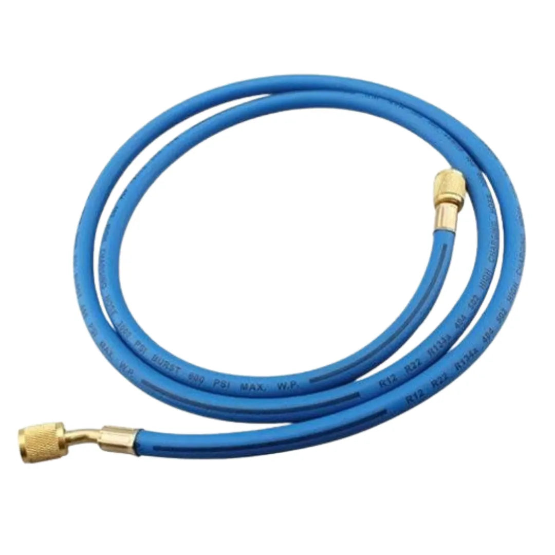 Air Conditioning Charging Hose For R134 Refrigerant - 90 Cm - Blue