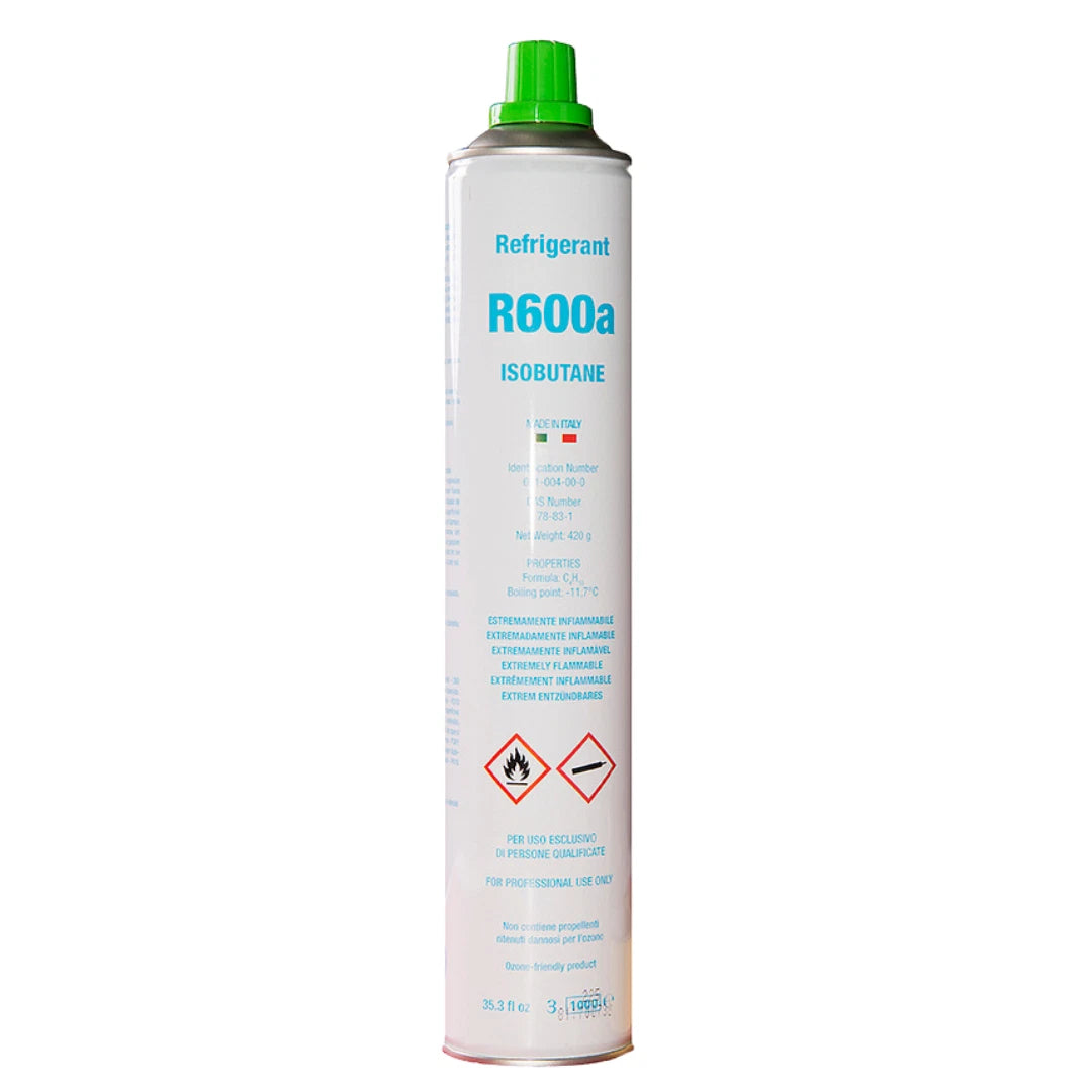 Fridge Freezer Compressor Refrigerant Isobutane Gas Canister Cylinder 420g R600A