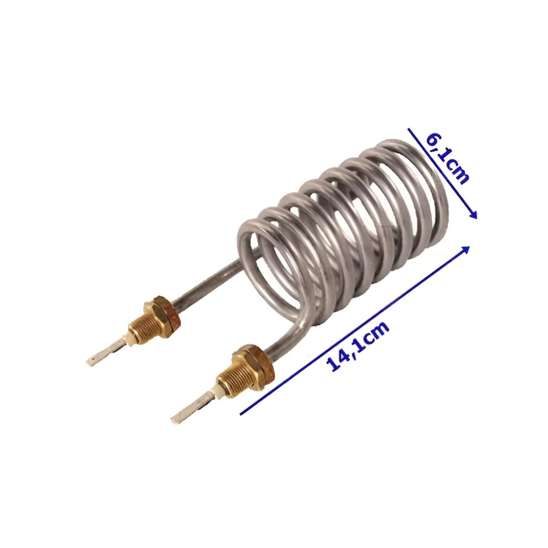 Round Shaped Electric Heating Tube Element Booster Water Heater 220V 3 –  Aspares