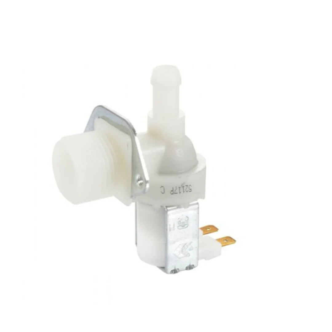 Bosch Dishwasher Valve Electric Water Fill Single Inlet 3/4" 14mm 90Âº Aspares