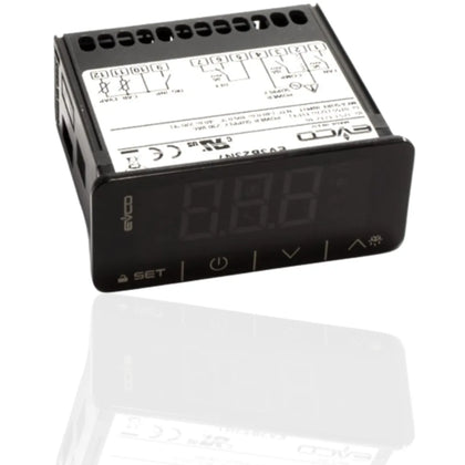 EVCO EV3B23N7 Digital Thermostat 230V for Refrigerator and Freezer