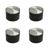 Universal Short Type Oven Control Knobs – Black | Compatible with Most Cookers and Ovens |
