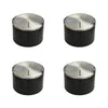 Universal Short Type Oven Control Knobs – Black | Compatible with Most Cookers and Ovens |