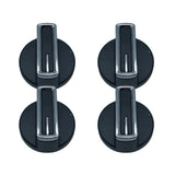 Black Cooker & Oven Control Knobs Compatible with Most Hobs & Ovens
