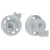 2x Bosch Dishwasher Upper Basket Wheels BY84579384