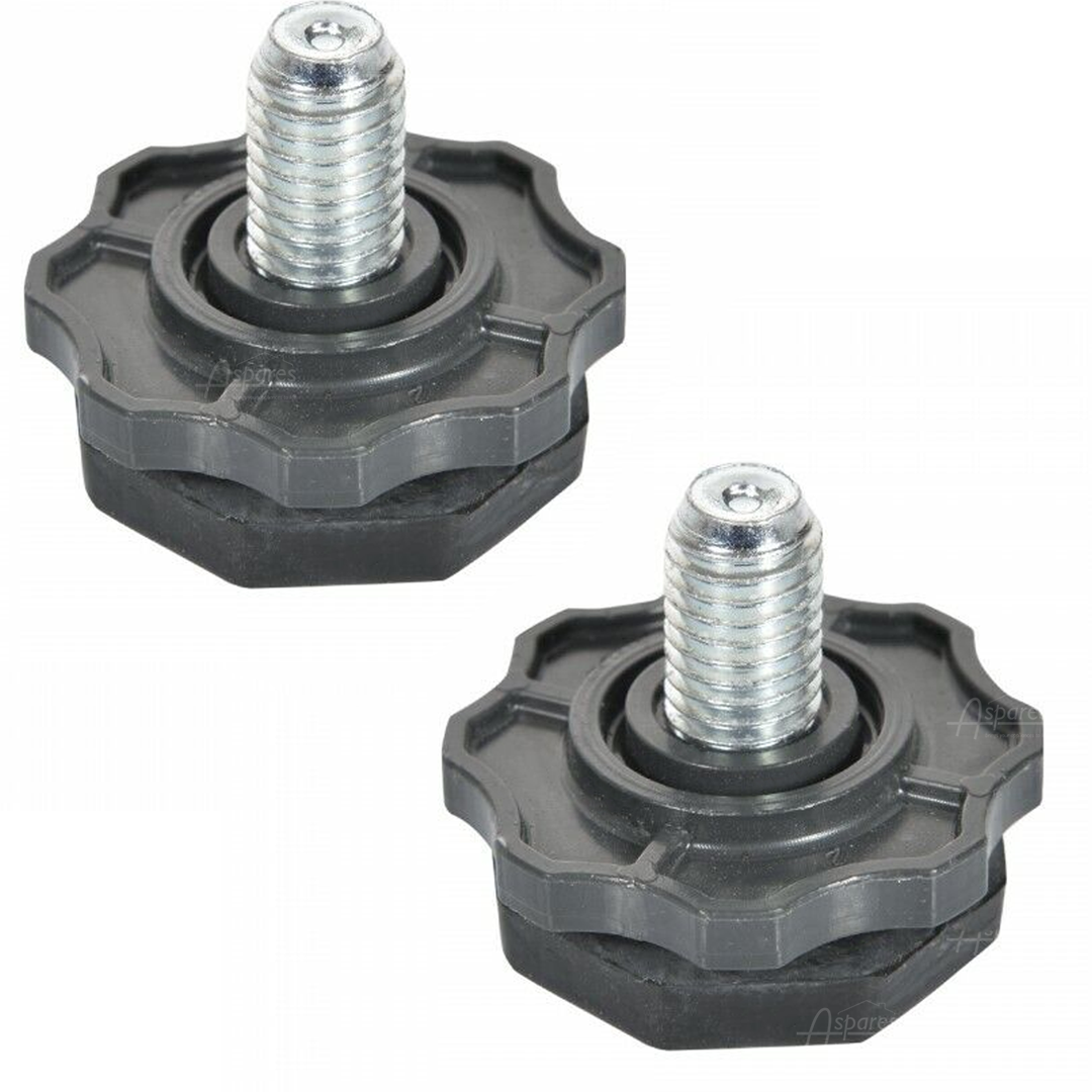 2x Beko Washing Machine Adjustable Feet 2912700500