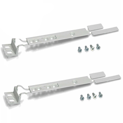 2x AEG Fridge Freezer Integrated Sliding Door Hinge Mounting Bracket Kit 2230349041 4055372405