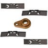 INDESIT Tumble Dryer Kit Drum Bearing Pads & Teardrop Bearing - C00142628 / C00255284