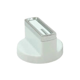 Universal White Cooker & Oven Control Knobs with Adaptors – Fits Most Hobs & Cookers