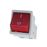 Red Rocker Switch 4 Pin with Screws 16A 250V / 20A 125V