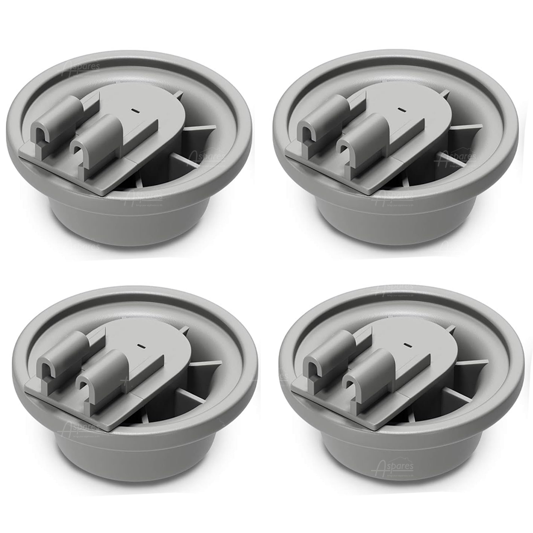 4x Siemens Dishwasher Lower Basket Wheel 611475