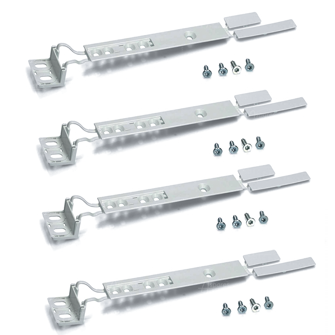 4x Howden Fridge Freezer Integrated Sliding Door Hinge Mounting Bracke