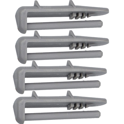 4x Flavel Dishwasher Curtlery Tray Upper Basket Rear Rail Cap Clip 1880580400