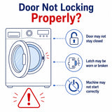 Bosch WAE / WFL Series Tumble Dryer Door Lock Latch – 00647449 & 00624072