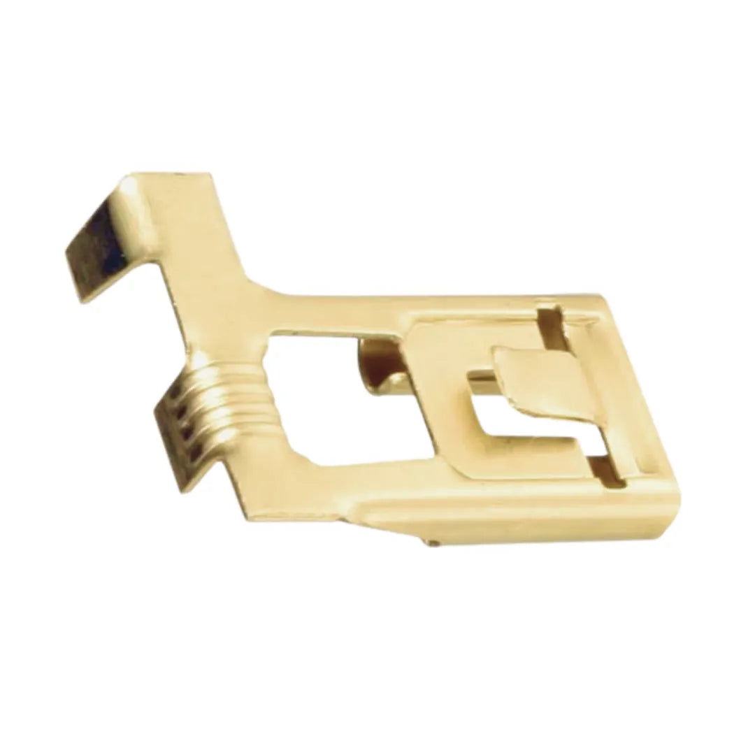 10x Uninsulated Female Spade Connector, Flag Terminal 6.35mm