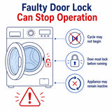 Bosch WFO Series Tumble Dryer Door Lock Latch – 00647449 & 00624072