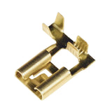 10x Uninsulated Female Spade Connector, Flag Terminal 6.35mm