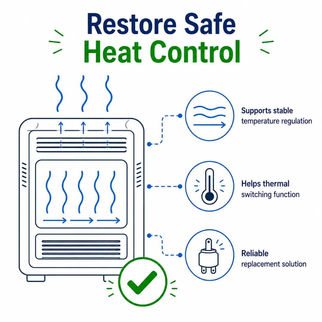 Universal 85°C Contact Thermostat – Thermal Temperature Control Switch