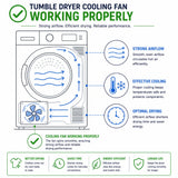 Bush Tumble Dryer Air Fan Cooling Fan