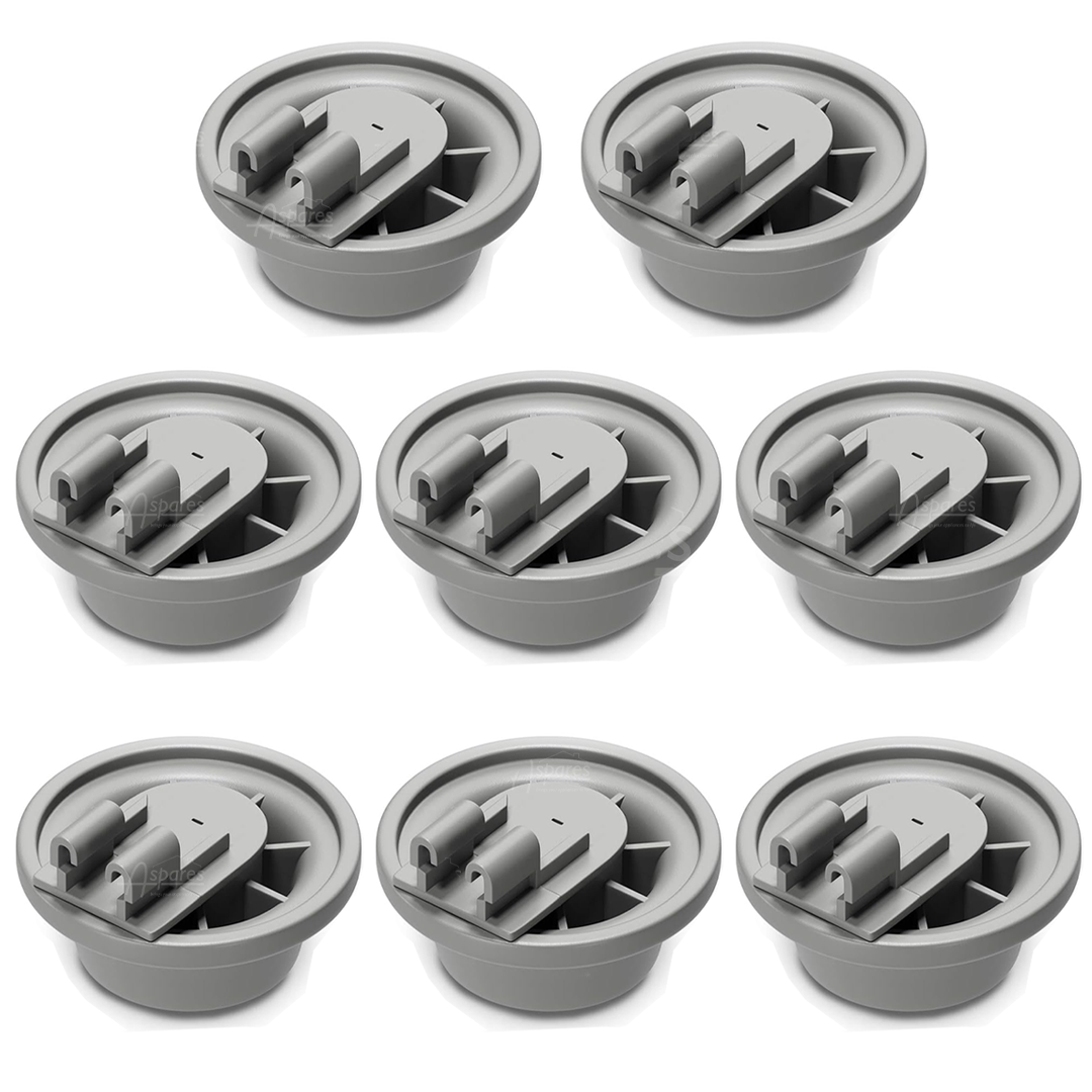 8x Bosch Dishwasher Lower Basket Wheel 611475