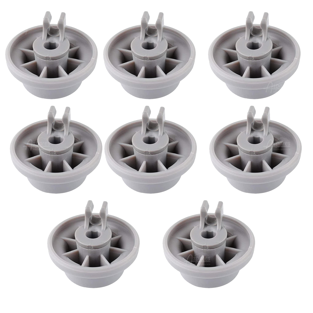 8x Bosch Diswasher Lower Basket Wheel