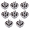 8x Creda Diswasher Lower Basket Wheel 165314