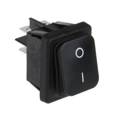 ON/OFF DISHWASHER WATERPROOF POWER ROCKER SWITCH 16A 4 PIN (BLACK)