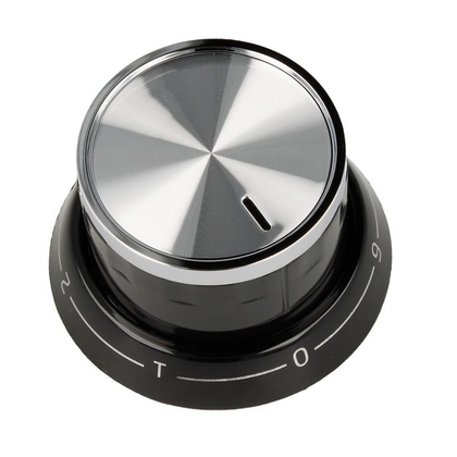 Beko Oven Cooker Hob Silver Black Control Knob 250316287