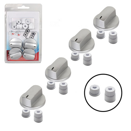4x Flavel Oven Cooker Hob Flame Burner Control Switch Knobs AS020609