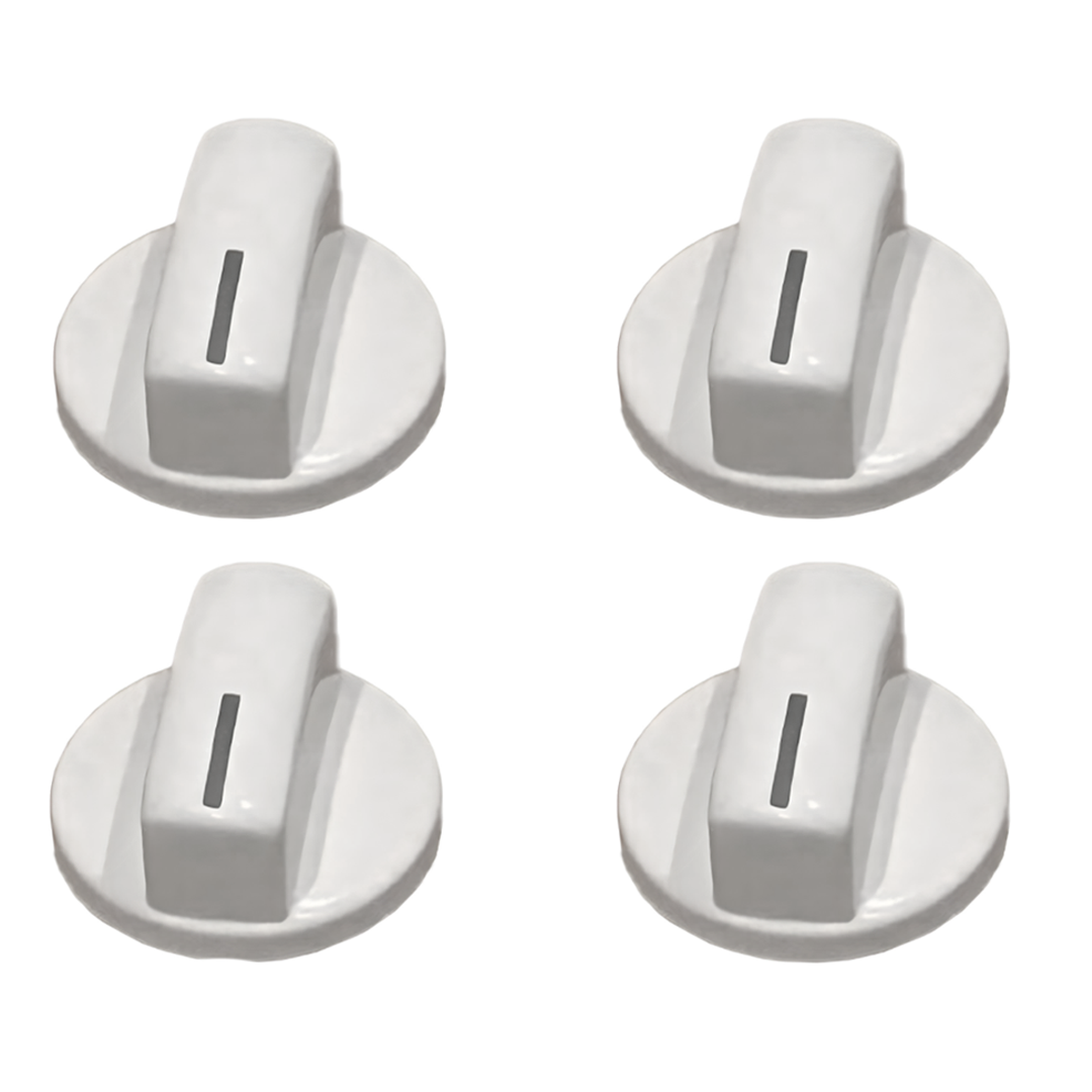 4x Bosch Oven Cooker Hob White Control Knob Switch
