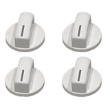 4x Bosch Oven Cooker Hob White Control Knob Switch