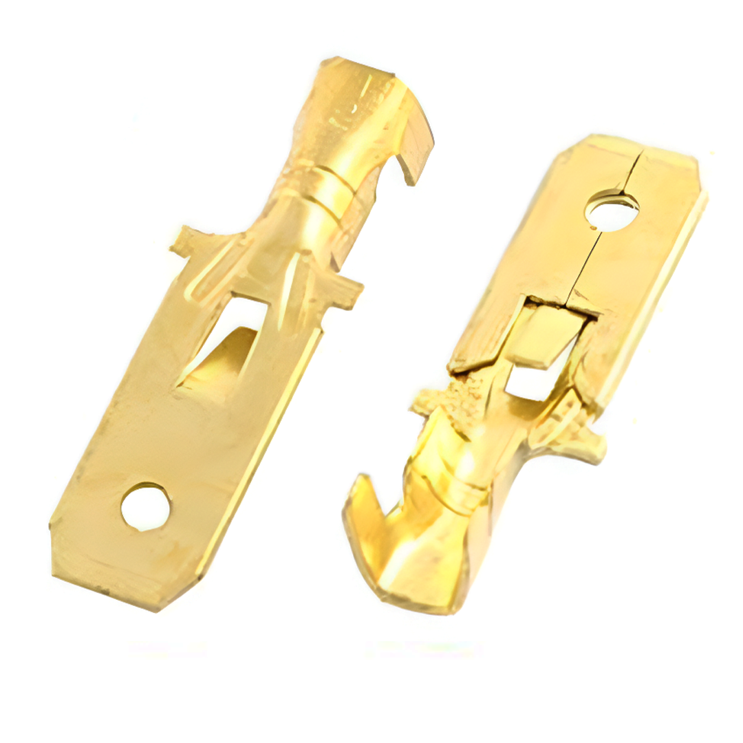 100x Heat Resistant High Temperature Push on Spade Crimp Wire Connectors