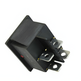 Splash Proof Universal Red Rocker Switch Hole Hot Cupboard 22x30mm 16A 250V 45434556