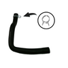 Baxi Silicone Pipe Exchanger Syphon Clip 5114762 - GENUINE