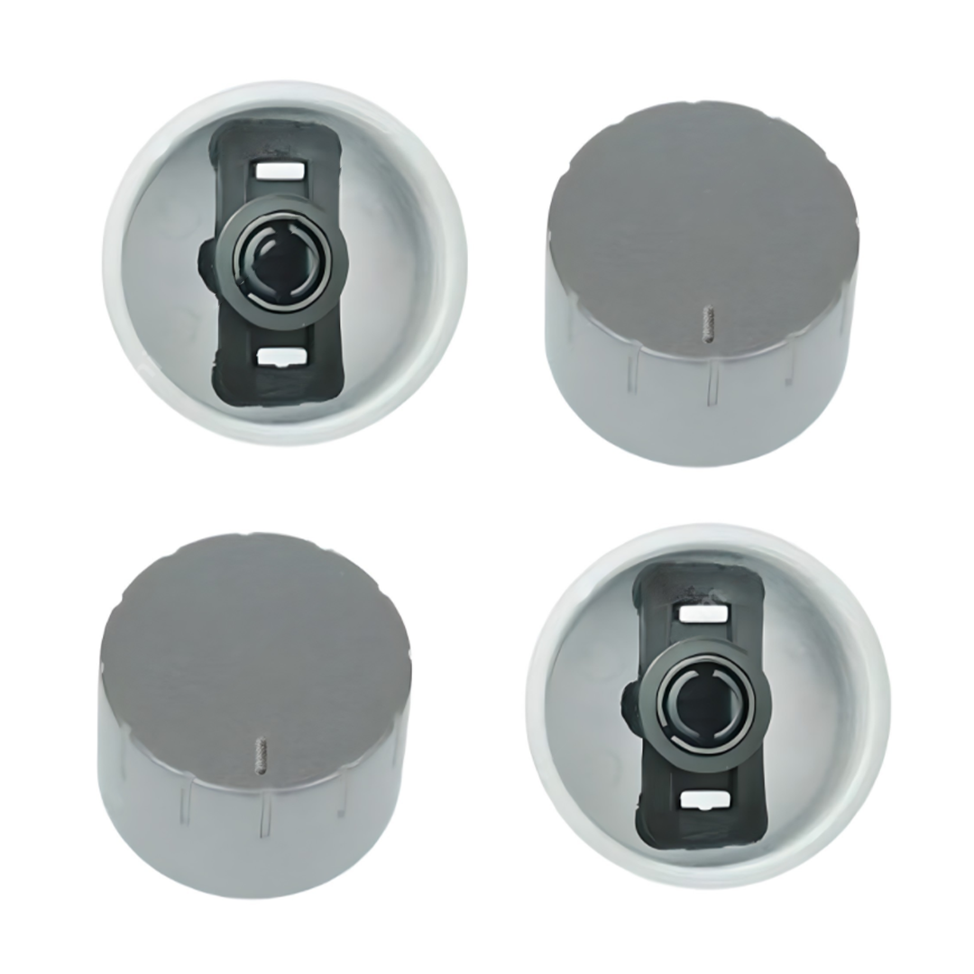 thumbnail image 2 of 4 Pieces Knob Stove Gas Cooker Knobs Metal Gas Cooker Knob Gas Cooker Control Metal Stove Knobs For The Kitchen 6mm 2 of 14