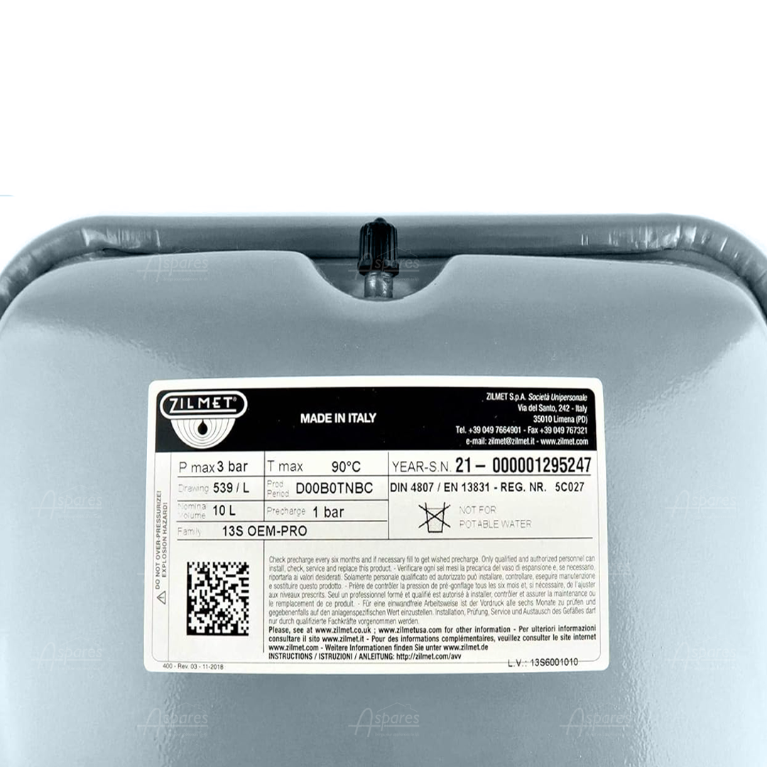 Main Expansion Vessel 8 Litre 5114691
