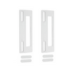 2x Universal Fridge Freezer Refrigerator Door Grab Handle White 85mm-175 mm