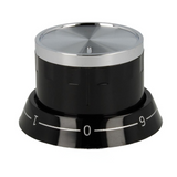 Beko Oven Cooker Hob Silver Black Control Knob 250316287
