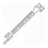 4x Zanussi Fridge Freezer Integrated Sliding Door Hinge Mounting Bracket Kit 2230349041
